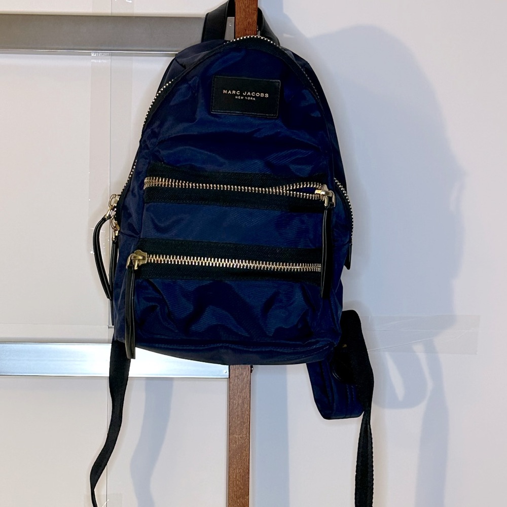 Navy Marc Jacobs Mini Backpack